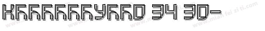KSASTNYUHS0 34 30字体转换